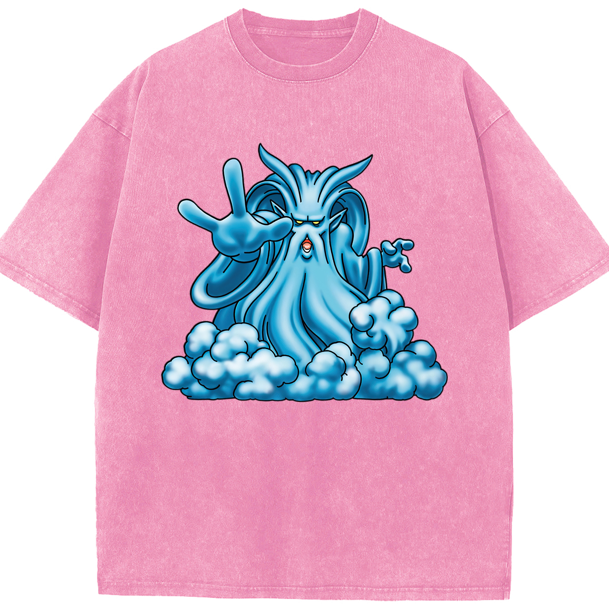 （画像用） ドラゴンクエスト Doragon Kuesuto Dragon Quest 綿100% ヴィンテージ風 半袖Tシャツ（フロントプリント）